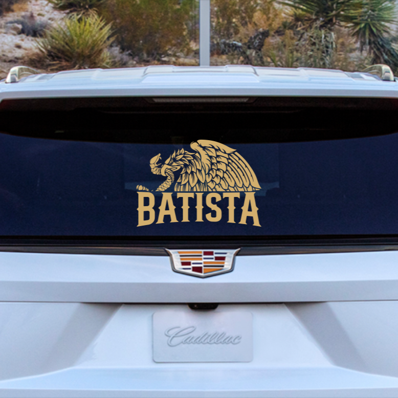 CUSTOM HALF EAGLE DECAL – PERSONALIZED WITH YOUR NAME - Gicela Aleman