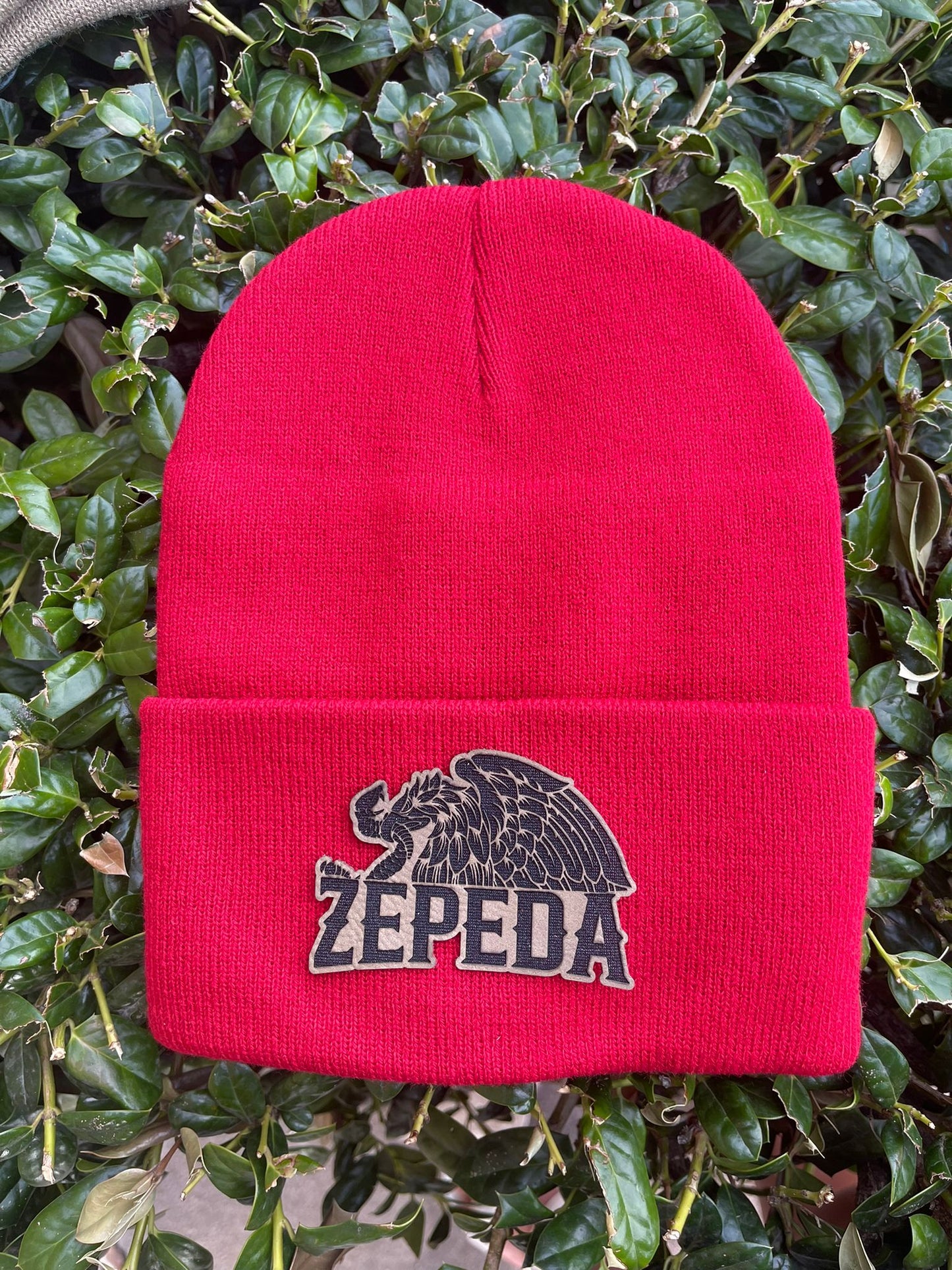 BEANIE MEXICAN EAGLE WITH YOUR LAST NAME - Gicela Aleman
