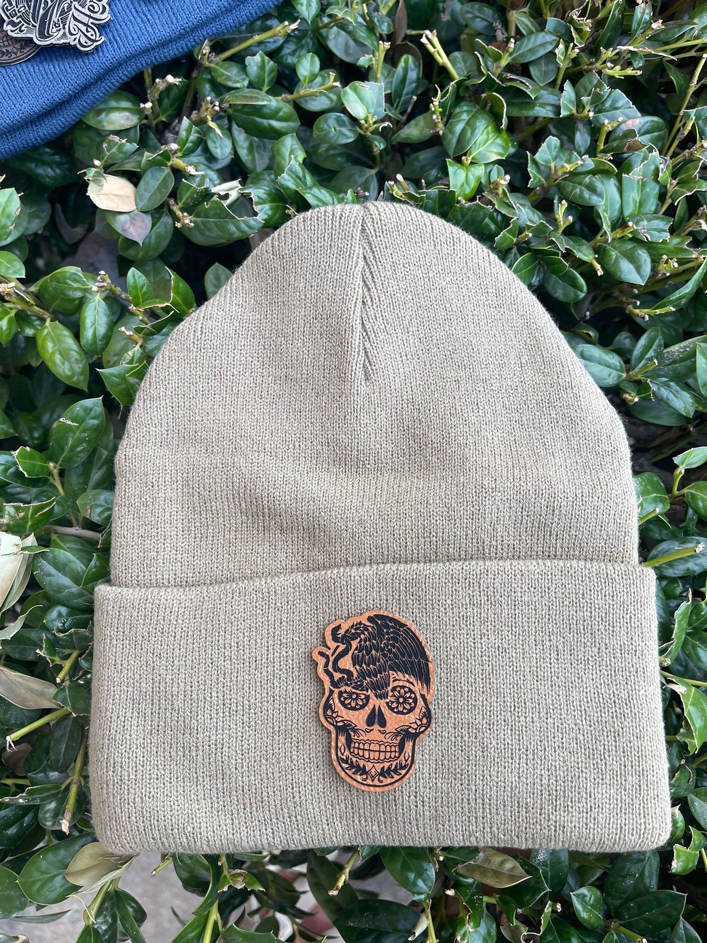 BEANIE SUGAR SKULL, ADD YOUR NAME OPTIONAL - Gicela Aleman