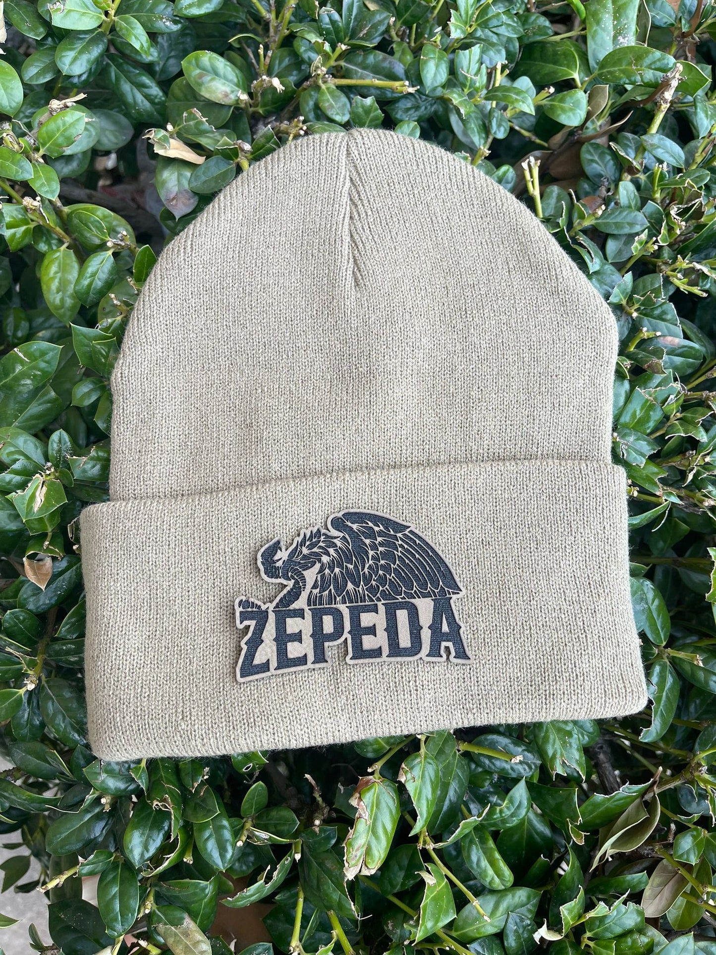 BEANIE MEXICAN EAGLE WITH YOUR LAST NAME - Gicela Aleman