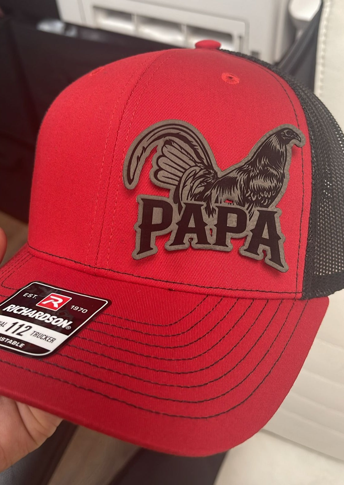 CUSTOM HAT COCKFIGHT ROOSTER WITH YOUR NAME - Gicela Aleman