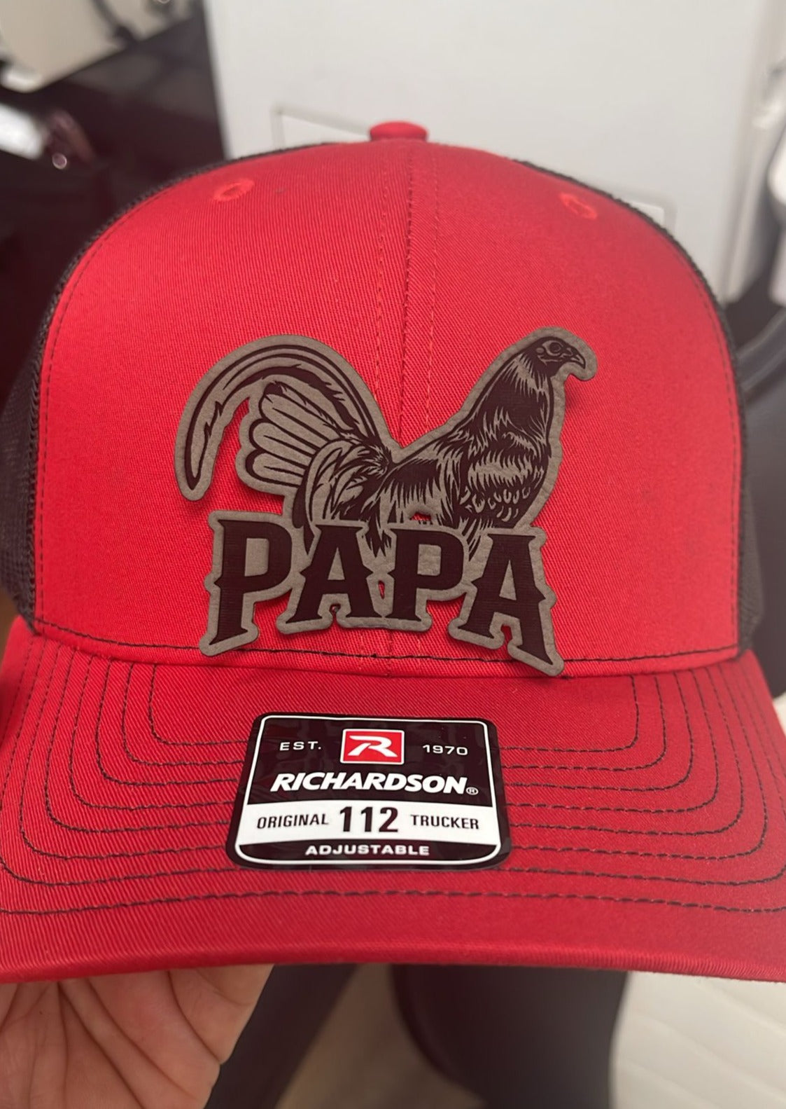 CUSTOM HAT COCKFIGHT ROOSTER WITH YOUR NAME - Gicela Aleman