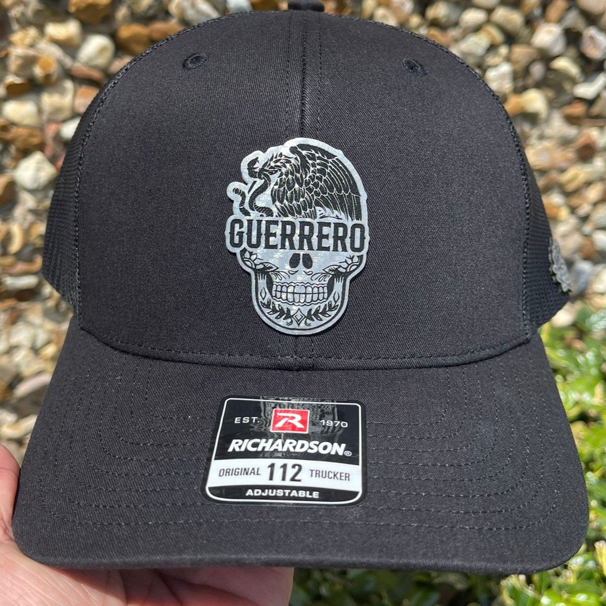 CUSTOM HAT MEXICAN EAGLE WITH SUGAR SKULL WITH YOUR NAME - Gicela Aleman
