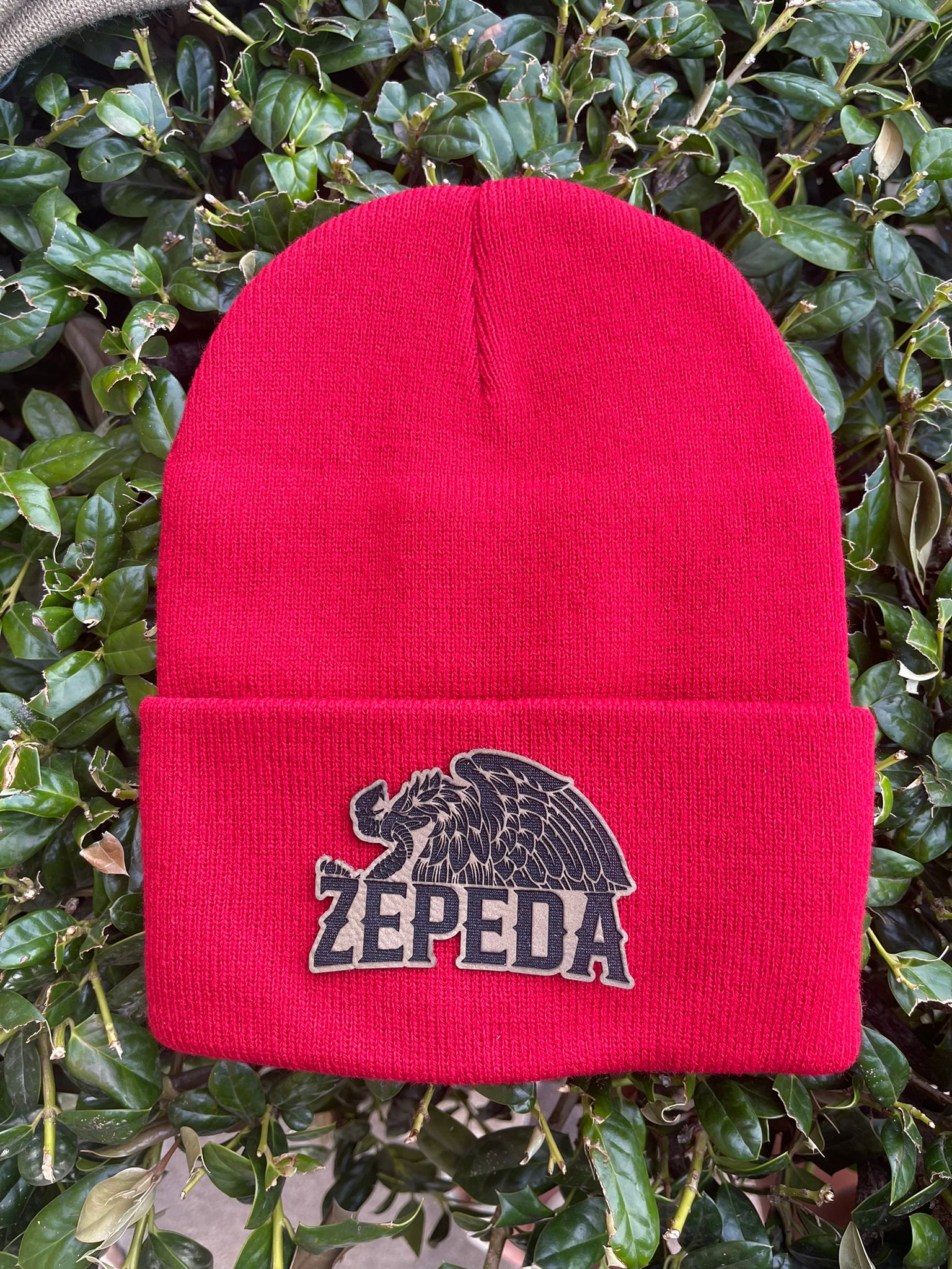 BEANIE MEXICAN EAGLE WITH YOUR LAST NAME - Gicela Aleman