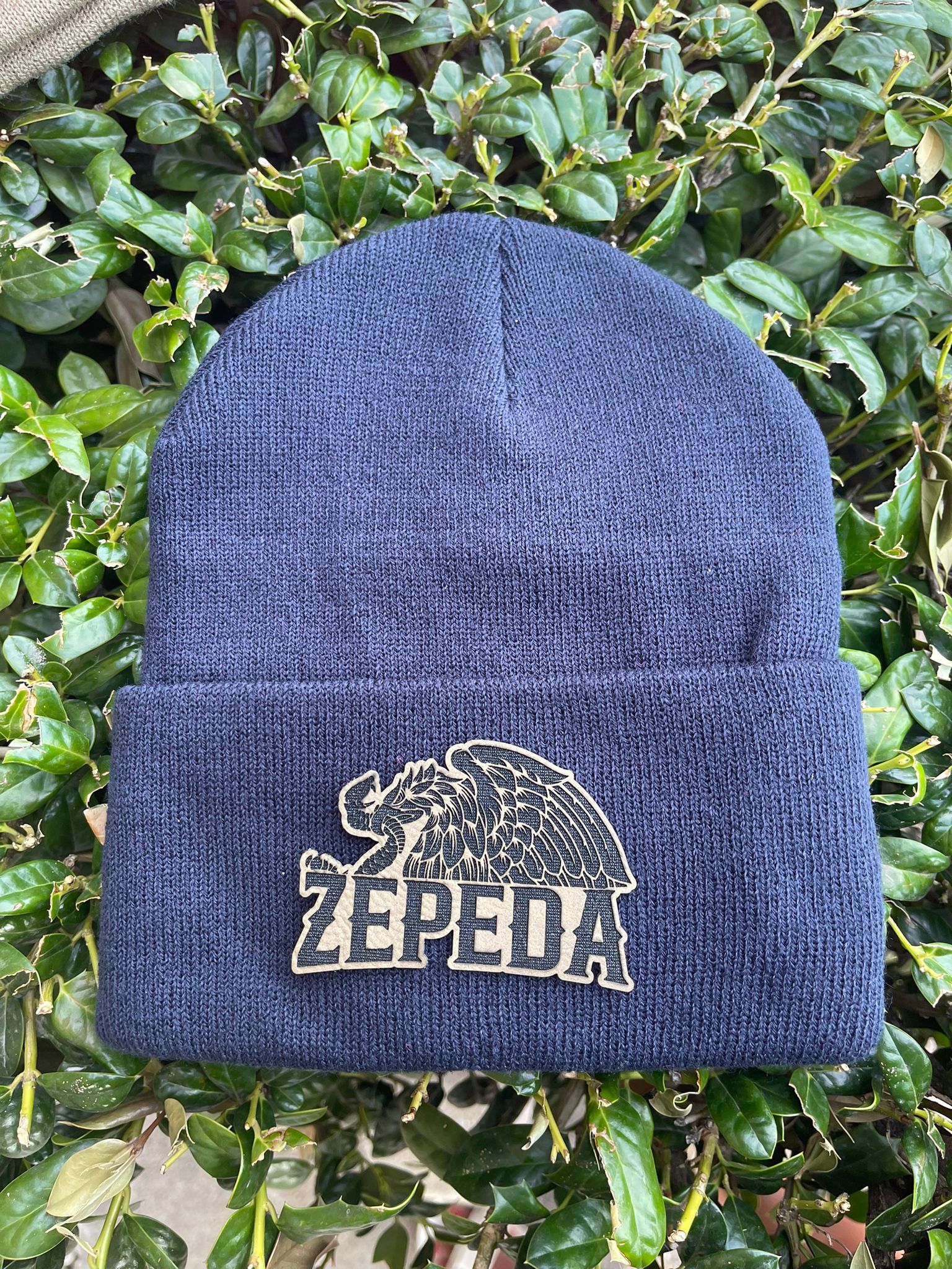 BEANIE MEXICAN EAGLE WITH YOUR LAST NAME - Gicela Aleman