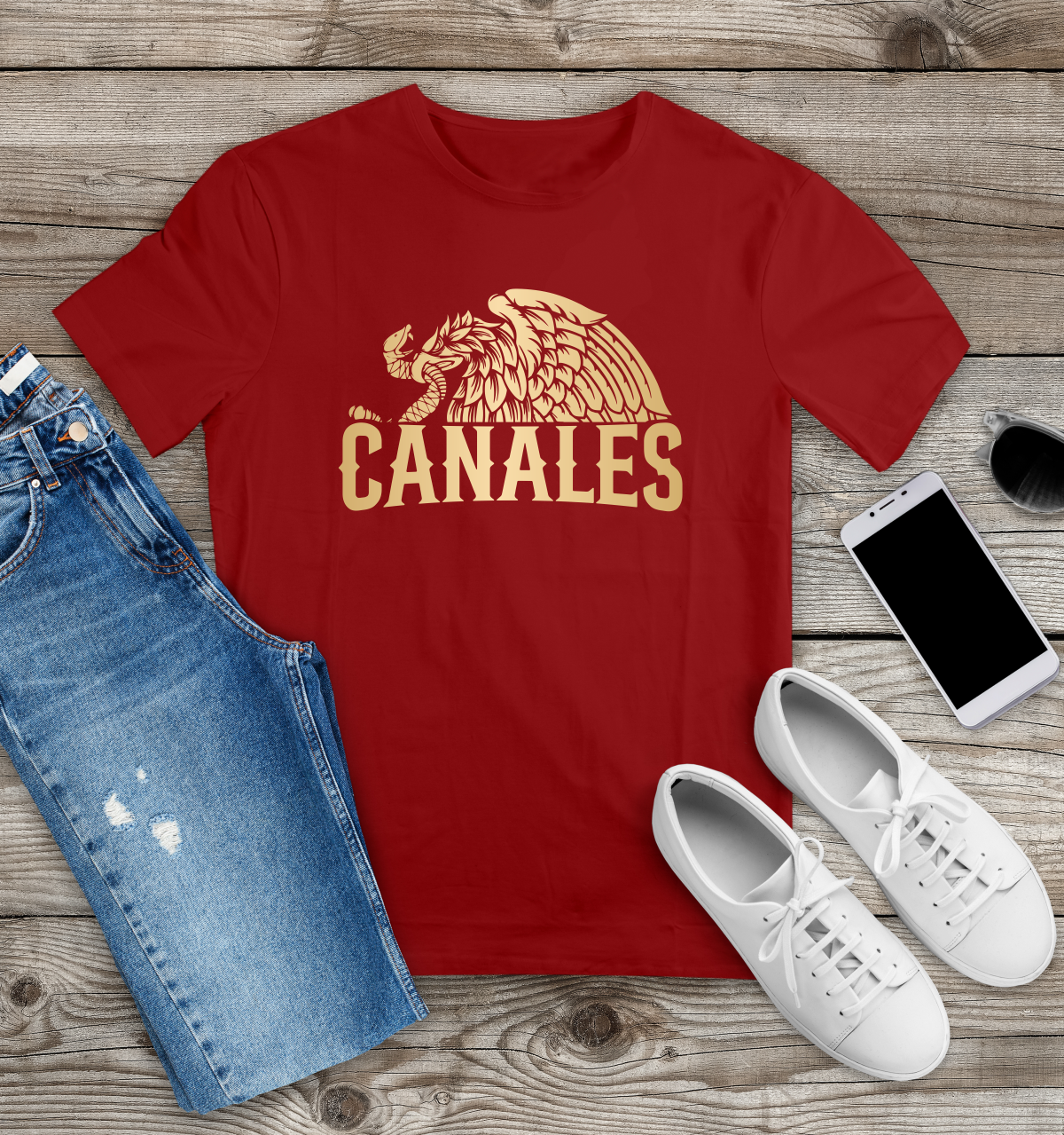 CUSTOM HALF EAGLE T-SHIRT – PERSONALIZED WITH YOUR NAME - Gicela Aleman