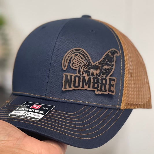 CUSTOM HAT  COCKFIGHT ROOSTER WITH YOUR NAME - Gicela Aleman