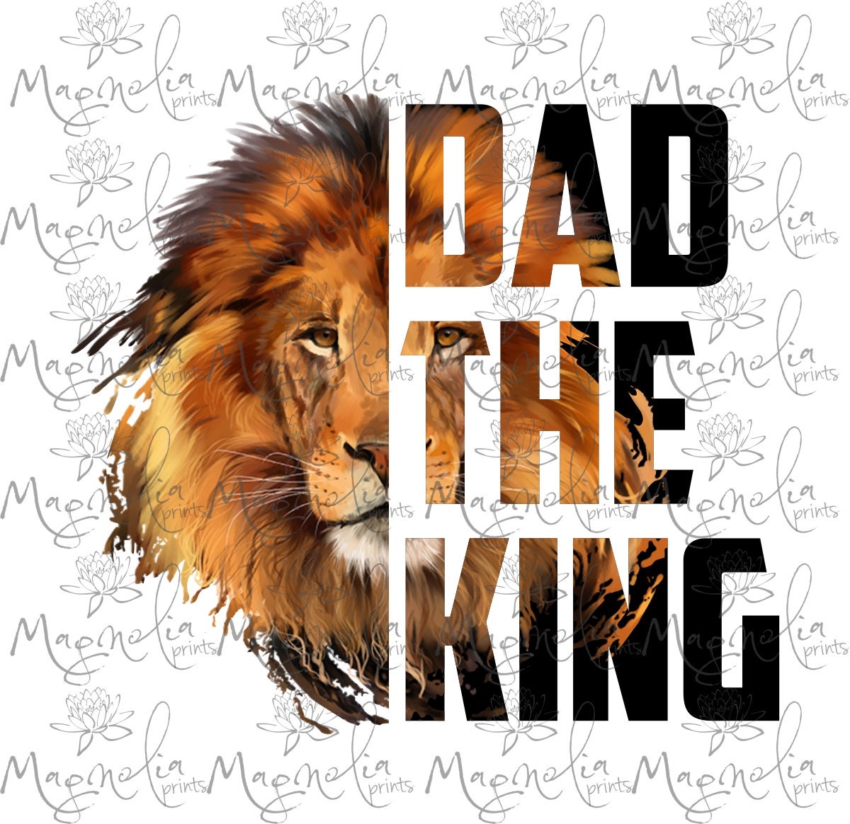 Father's day tee/   Dad the king  / soft tee / sublimated t-shirt - Gicela Aleman