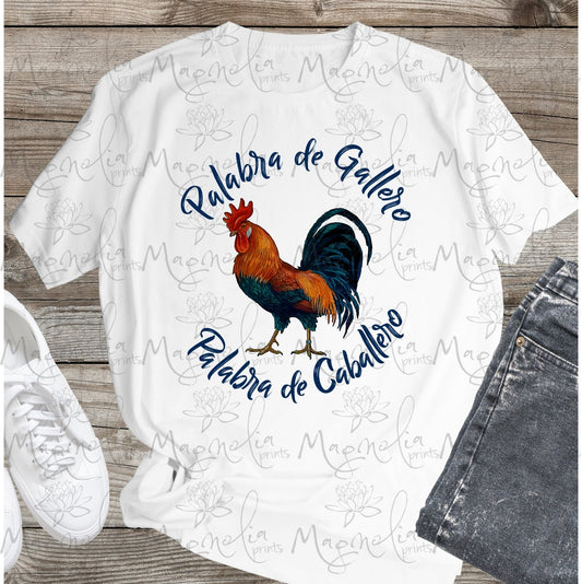 Palabra de gallero palabra de caballero shirt - Gicela Aleman