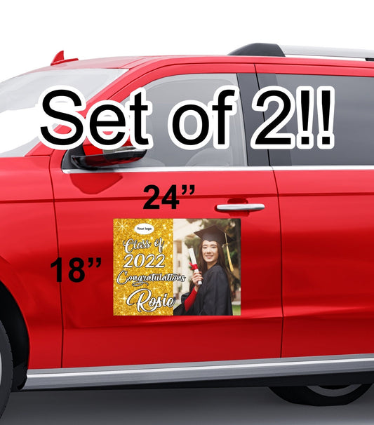 Senior Car magnet / 18x24/ Senior sign / congrats class of 2023 / Graduate announcement / - Gicela Aleman