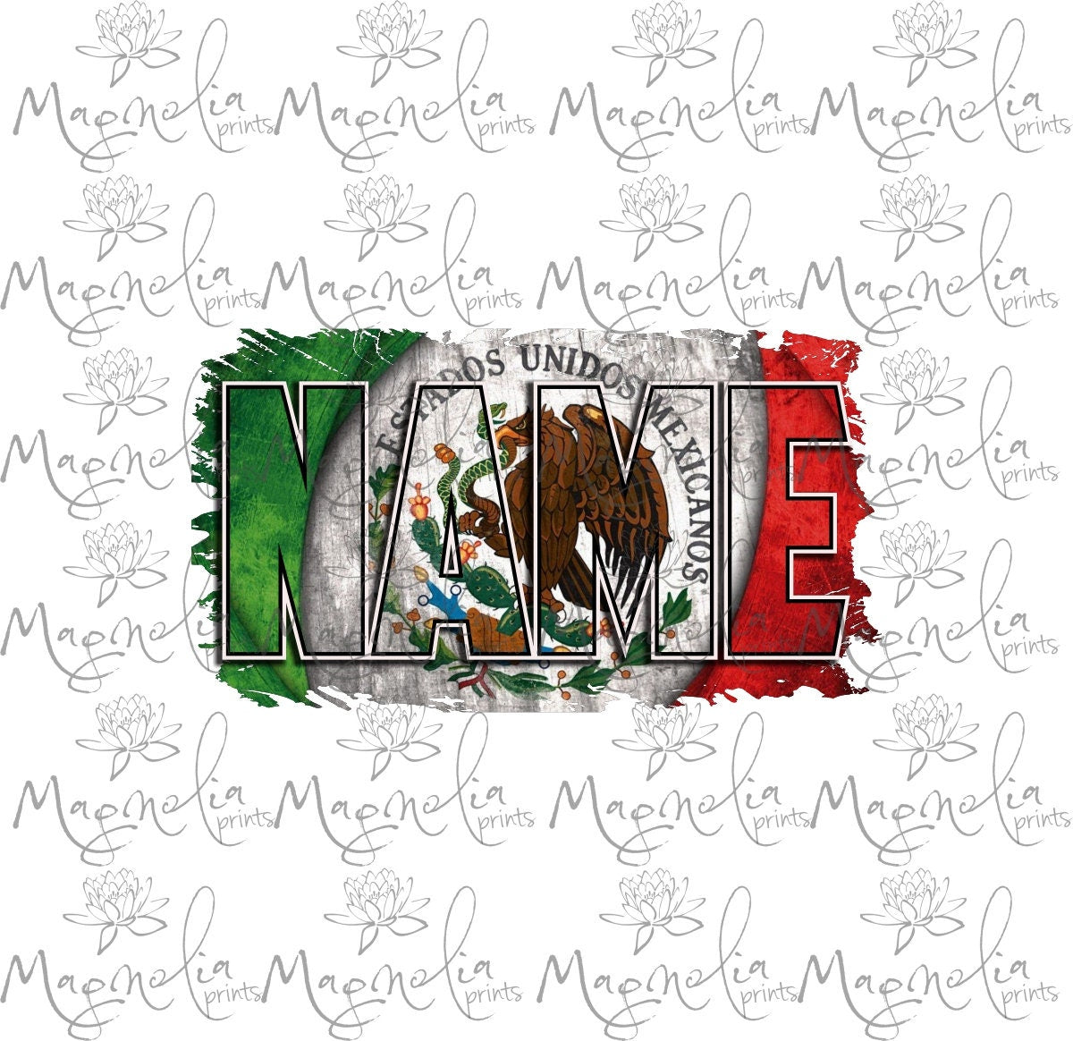 Mexican Flag name  shirt /  soft tee / sublimated t-shirt / sarape / folklore / gift - Gicela Aleman