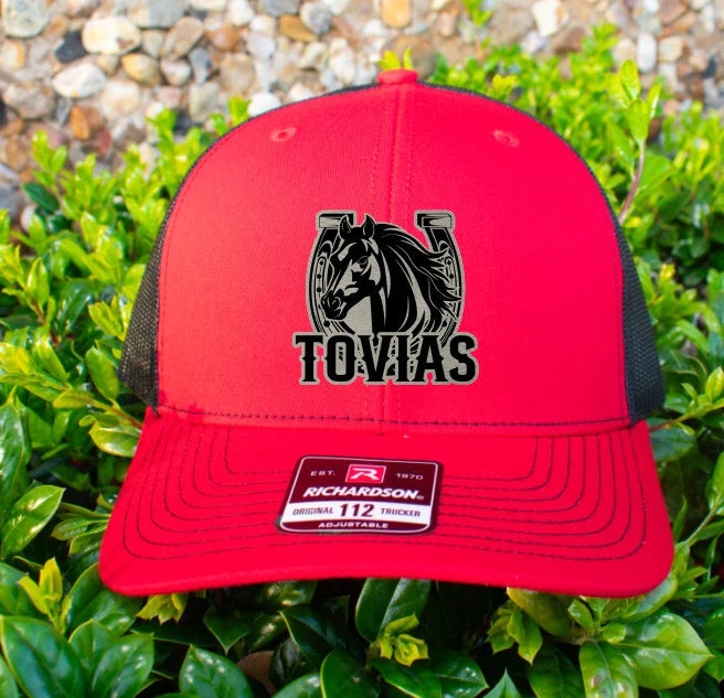 Custom hat, Horse with last name laser engraved - Gicela Aleman